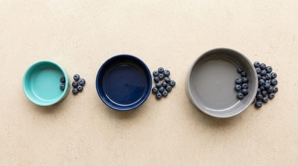 How many blueberries can dogs eat by size