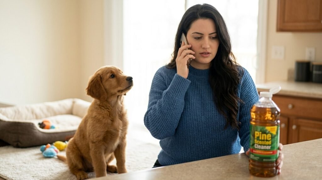 What to do if a dog eats a poisonous household item