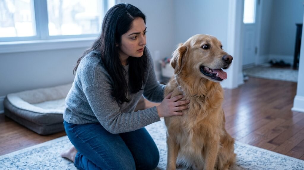signs your dog is stressed