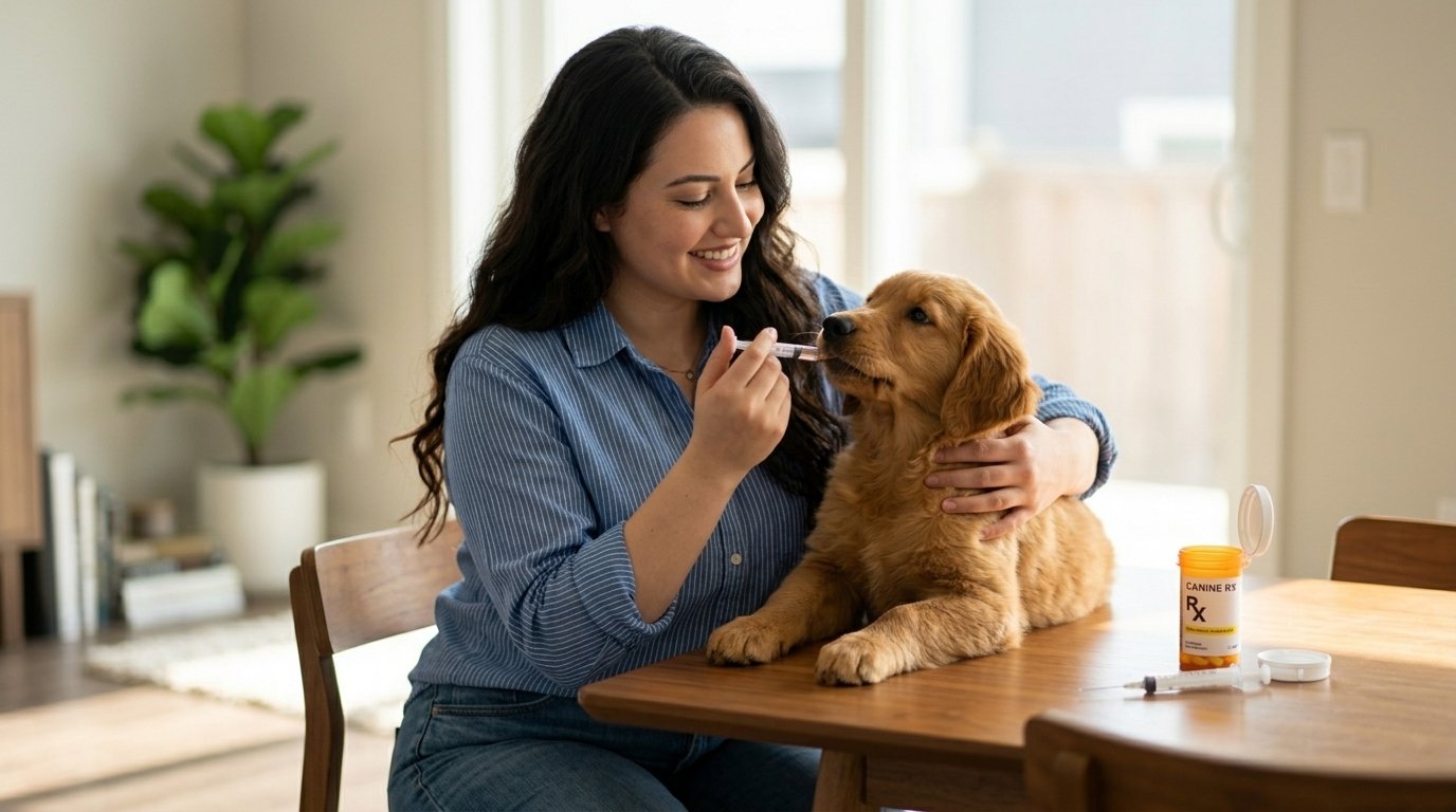 How to Give a Dog Medicine safely using a calm and gentle approach