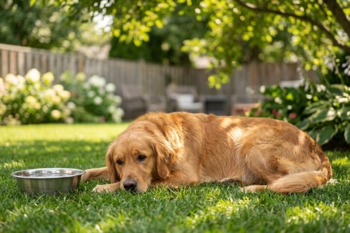 How to keep your dog cool in summer with shade, water, and a comfortable outdoor space