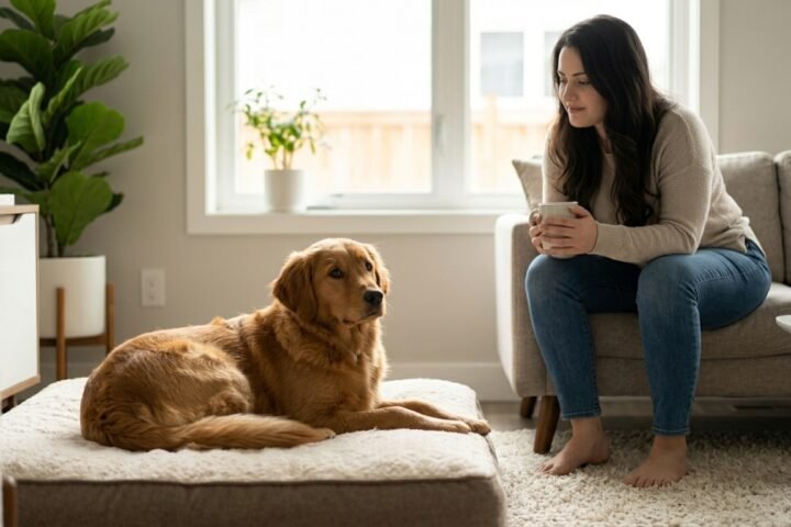 How to help a nervous dog feel safe and comfortable at home