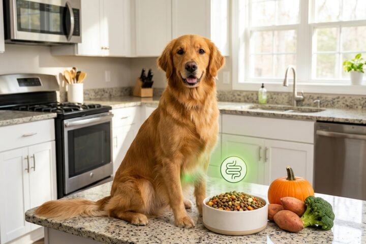 Dog gut health support for better digestion