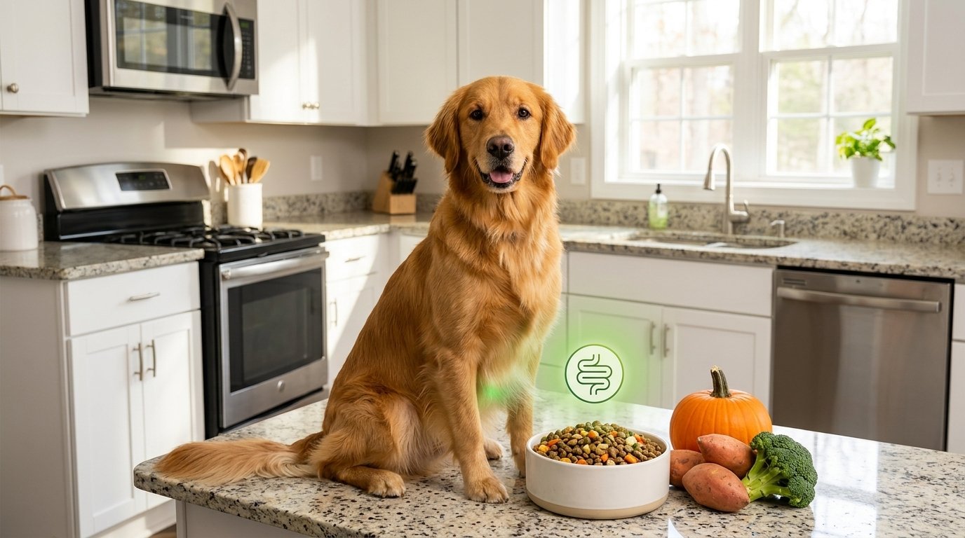 Dog gut health support for better digestion
