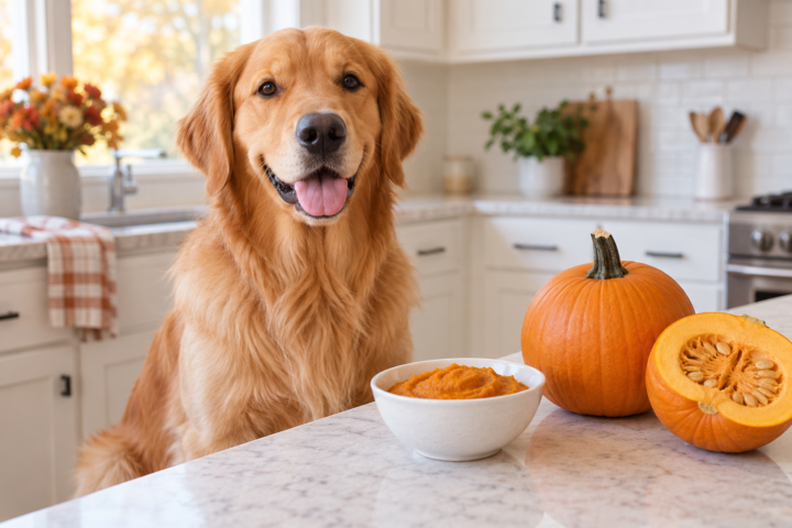 Can Dogs Eat Pumpkin safely as plain pumpkin puree