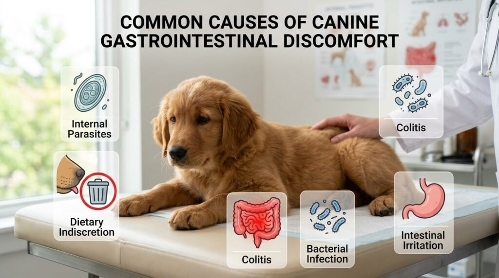 Common causes of bloody dog poop
