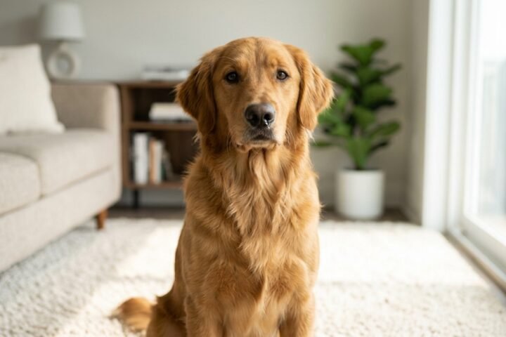 Dog runny nose with mild clear nasal discharge