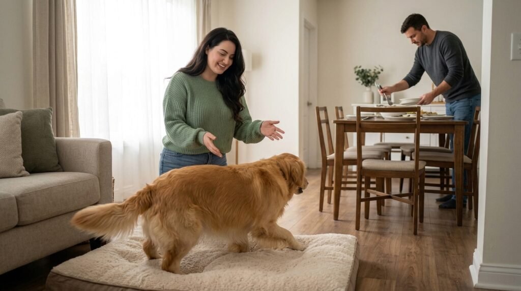 Consistent Family Rules for Dog Table Manners