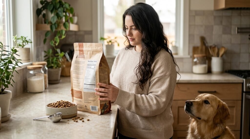 Reviewing dog food nutrition and protein content for a balanced diet.